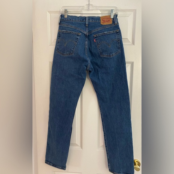 Levi's 501 Button Fly Blue Jeans. W27 L30. - Picture 6 of 8